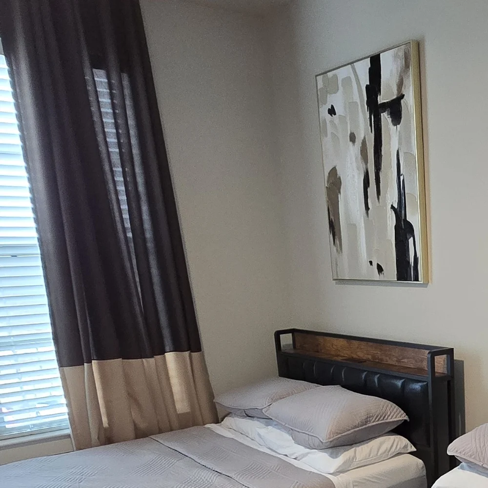 Kendall Elegant Brown and Tan Curtains